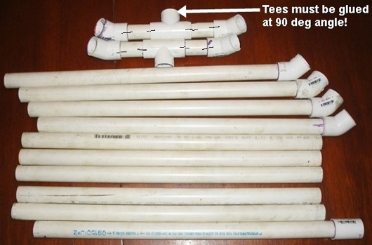 crossbow stand pieces