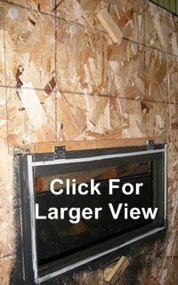 deer stand window